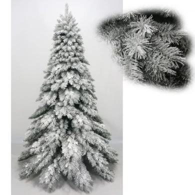 Albero di natale bianco di neve albero di Natale