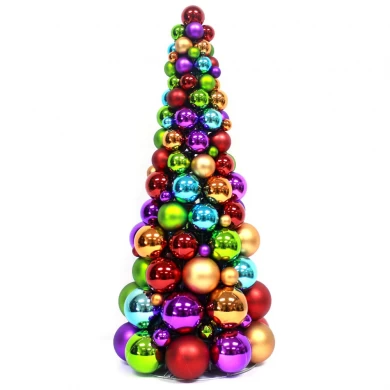 Colorful Christmas Decoration Ornaments Cone Tree