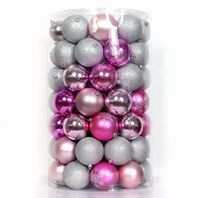 Decorative excellent quality plastic Christmas ornament ball