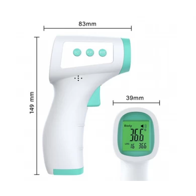 FDA CE baby adult laser ir gun non-contact digital ear body forehead infrared thermometers