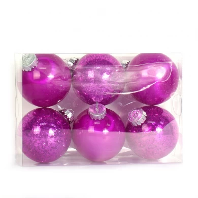 Festive Season Plastic Shatterproof Christmas Balls Ornaments