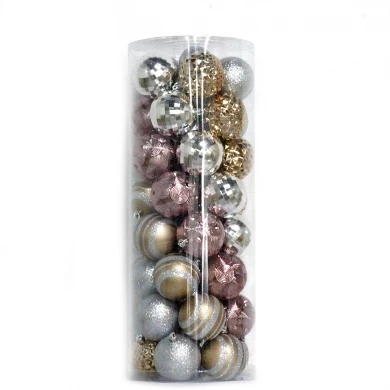 Festive Season Plastic Shatterproof Christmas Balls Ornaments