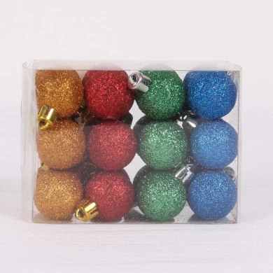 High quality plastic hand painted christmas baubles
