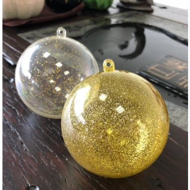 Hot Selling New Type Glitter Christmas Openable Ball