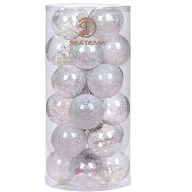 Hot selling popular clear plastic christmas balls