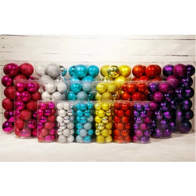 Luxury Hot Selling Plastic Xmas Ball Set
