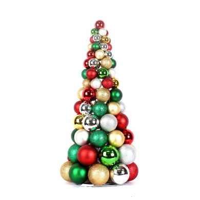 Fare 24" albero della sfera di Natale decorativo