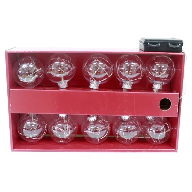 New Arrival Salable Xmas Glass Oranment Set