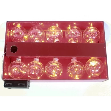 New Arrival Salable Xmas Glass Oranment Set
