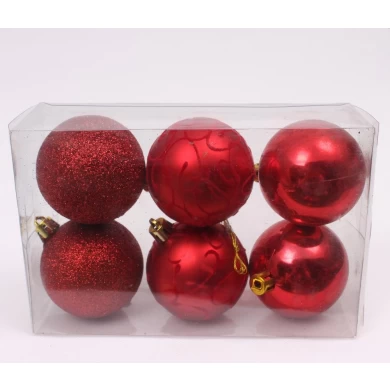 新しいデザイン売れるプラスチッククリスマスボール