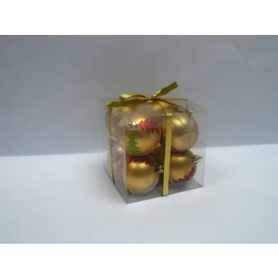 New design Christmas Plastic Ball Ornament