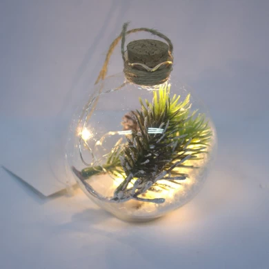 Personalized Attractive Hanging Glass Ornament