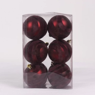 Plastikowe Xmas piłki Kępa Ornament