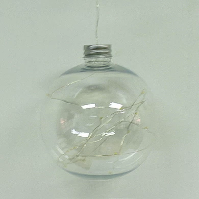 Popular Good Quality Lighted Xmas Glass Ball