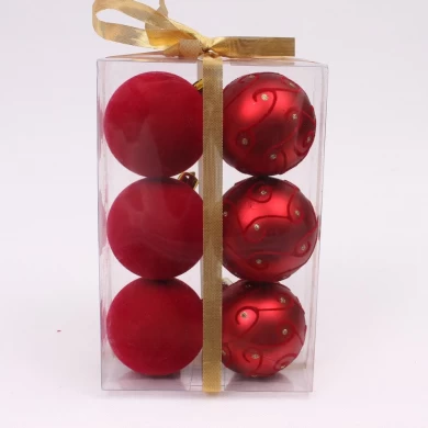 Popular durable plastic decorative christmas ball ornament