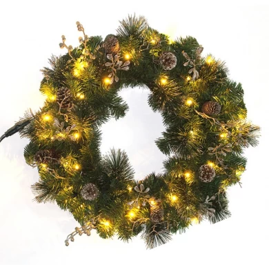 Pre lit christmas wreaths