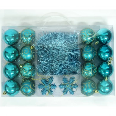 Promoción alta calidad decorar bolas de Navidad