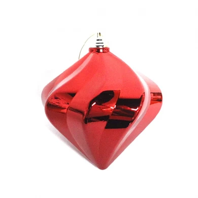 Promotional new design plastic Christmas painted ball