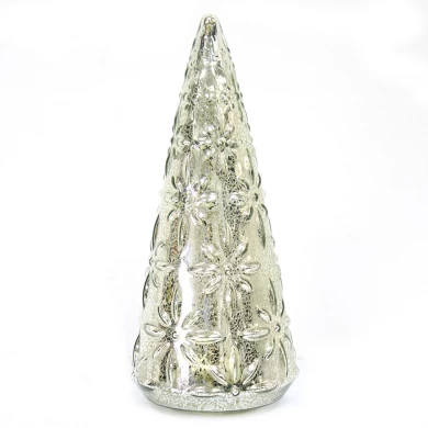 Salable Lighted Christmas Ornament Glass Tree