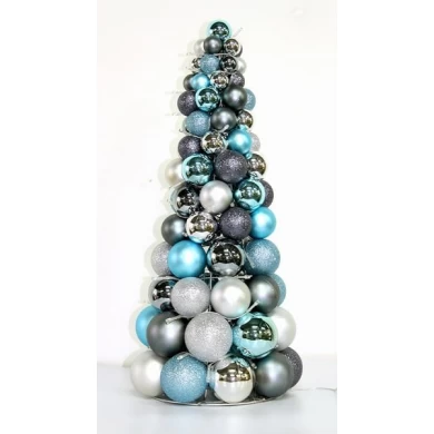 Shatterproof Plastic Battery Operated Outdoor Christmas Ball tree