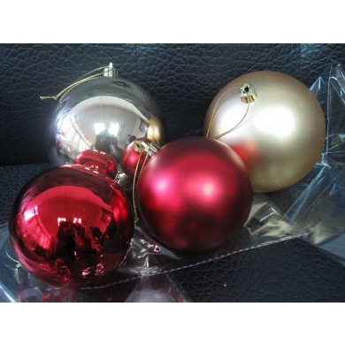 Boule incassable Noël traditionnel multicolore brillant & mat