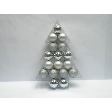 ツリー形状仕上げクリスマス ボールを混合