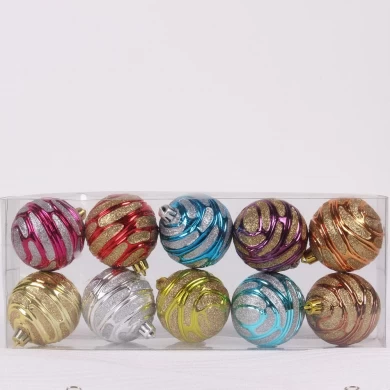 Trendy Plastic Christmas Ball Ornament