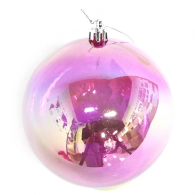 Wholesale new design plastic christmas hanging ball ornament
