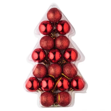 Wholesale shatterproof plastic christmas ball decoration set