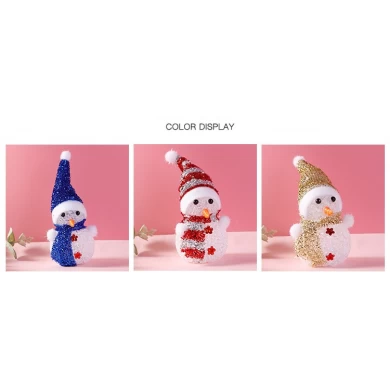Xmas Ornaments Decoration Home Accessories Nightlight Christmas Tree led toys Decor Glowing Snowman