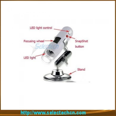 200X 1.3MP digital microscope with 8LED and measurement software SE-PC-001