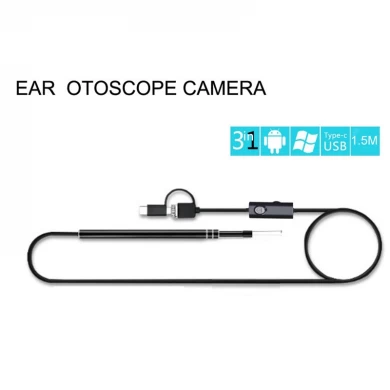 Otoscopio de cámara de inspección visual barato de 2018 para la garganta de la nariz del oído