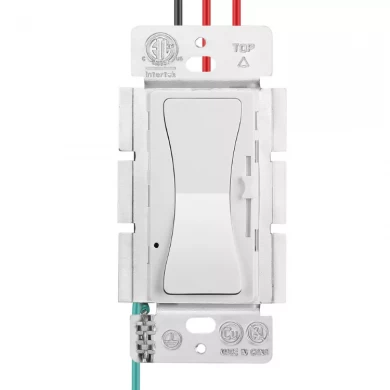 Gradateur triac à 3 voies Switch 120V LED DIMMER LED pour toutes les classes d'ampoules, sans couture pour contrôler les LED à incandescence, halogènes, Dimmable et CFL