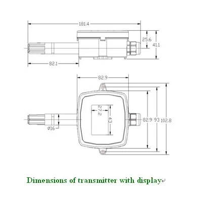 Ψηφιακή αισθητήρας υγρασίας και θερμοκρασίας SE-RHT05