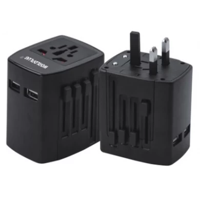 Dual usb charger world travel adapter all-in-one universal travel adapter ST-630