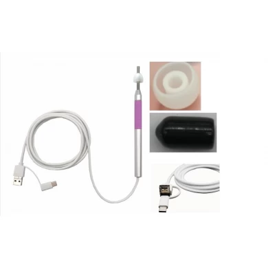 Brandpuntsafstand 1,5 cm mini 3,9 mm digitale otoscoop voor oorcontrole