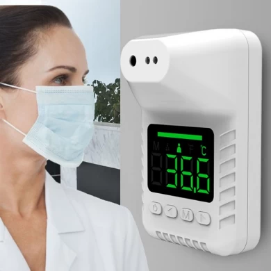 Non-contact hanging Infrared thermometer wall-mounted automatic temperature recorder
