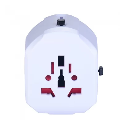 Promotional gift 2500MA Dual USB Charger Universal World Travel Adapter China Supplier