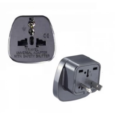 Safe Multi Adapter Series Universal To Europe Plug Adapter With Security Gate SES-9