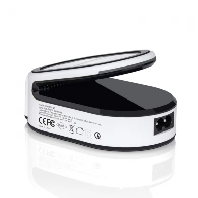 Smart 50W QI 3 en 1 cargador rápido inalámbrico con QC 3.0 Quick USB Charger