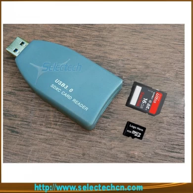 فائقة السرعة USB3.0 بطاقة SDXC قارئ SE-USB3-CR-2Super سرعة USB3.0 بطاقة SDXC قارئ SE-USB3-CR-2
