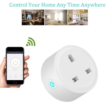 US Smart Steckdose WiFi Remote Control Timing ein / aus Der Power Samrt Home-Stecker Mini-Sockel unterstützt Alexa Google
