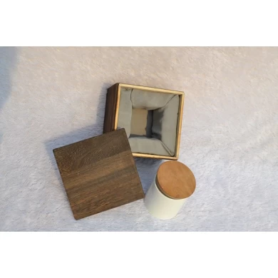 Antigua costumbre de regalo caja de madera con logo para el almacenamiento de