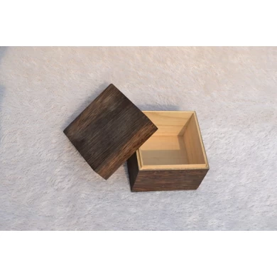 Ancient custom gift wooden box with logo for storage