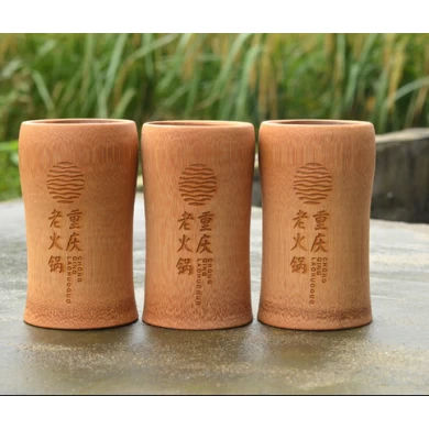 Bamboo cup for hot water
