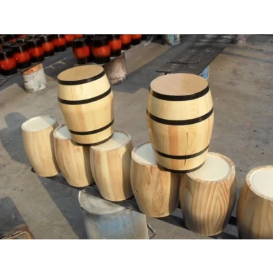 البلوط والصنوبر رخيصة الخشب المصنعة برميل صغير