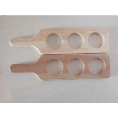Gegrillte Kiefer / Paulownia Holz Tablett andere Form
