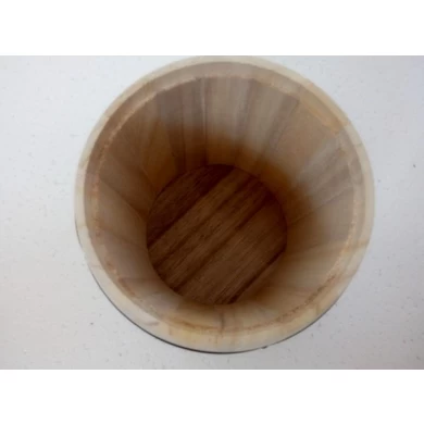 Inexpensive leichtes Material Paulownia Holz Kaffee Fässer zum Verkauf