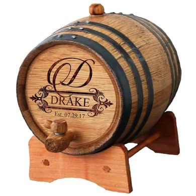 Mini szie wood barrel with custom logo