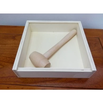 Poplar plywood gift box with hammer for chocolate